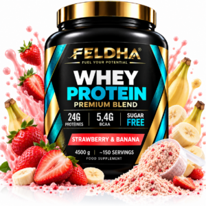 Whey Protein FELDHA — 4500g — Strawberry-Banana