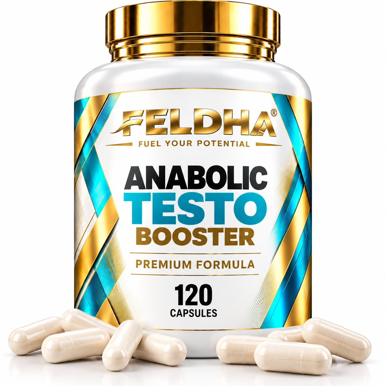 Anabolic Testo Booster FELDHA — 120 capsules