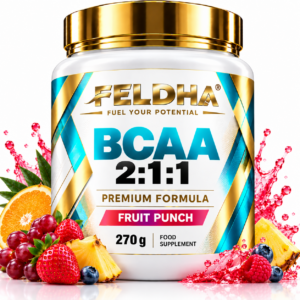 BCAA 2:1:1 FELDHA — 270g — Fruit Punch