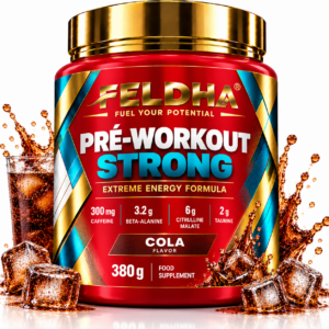 Pré-Workout Strong FELDHA — 380g — Cola