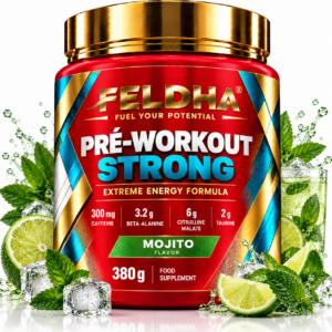 Pré-Workout Strong FELDHA — 380g — Mojito