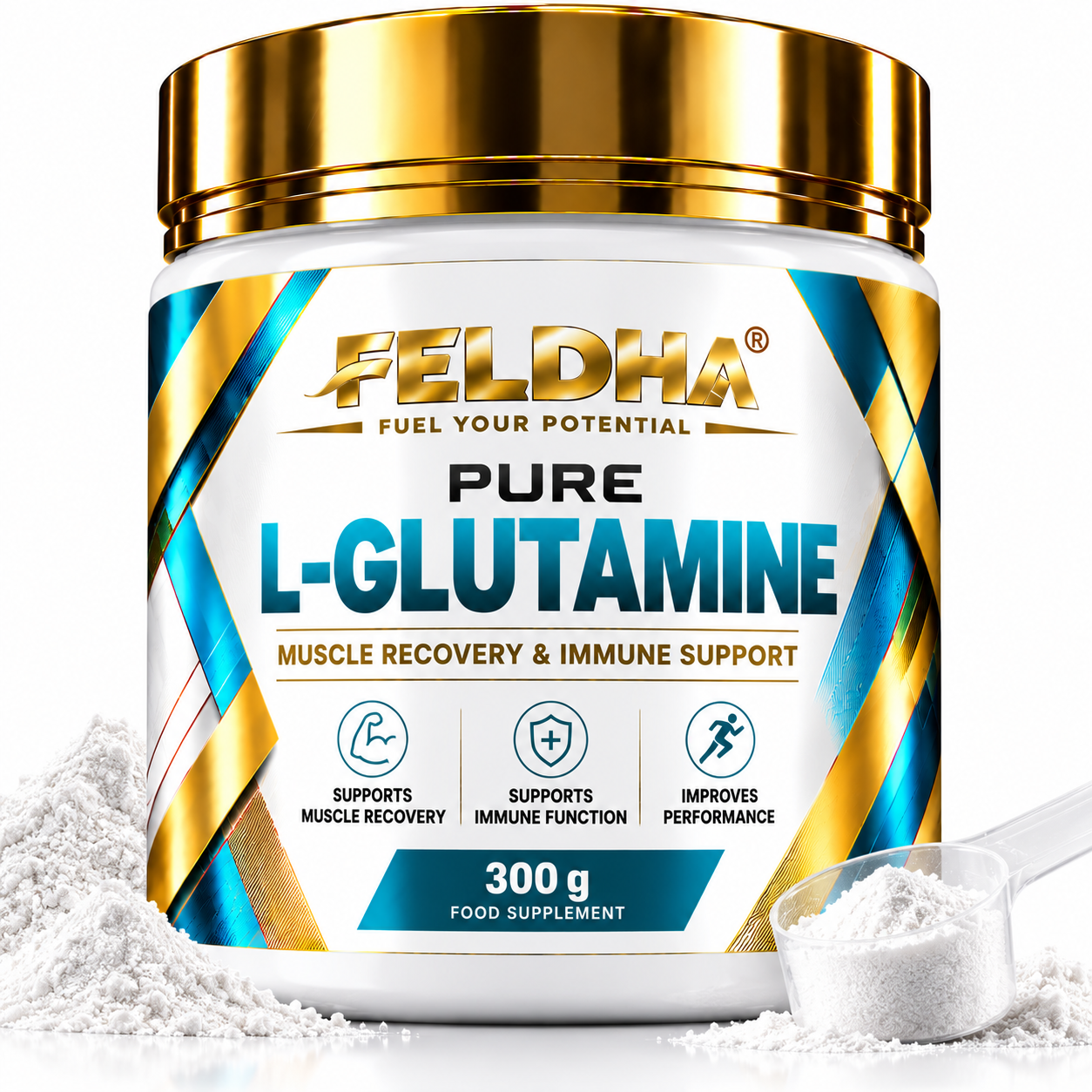 L-glutamine FELDHA — 300 g