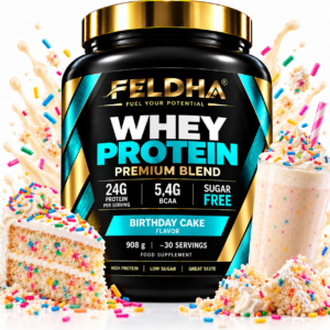 Whey Protein FELDHA — 908g — Birthday Cake