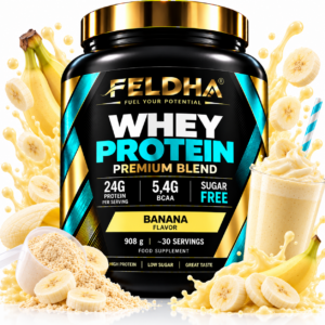 Whey Protein FELDHA — 908g — Banana